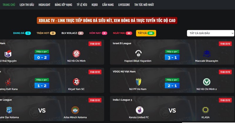Các chức năng của Trực tiếp bóng đá Xôi Lạc