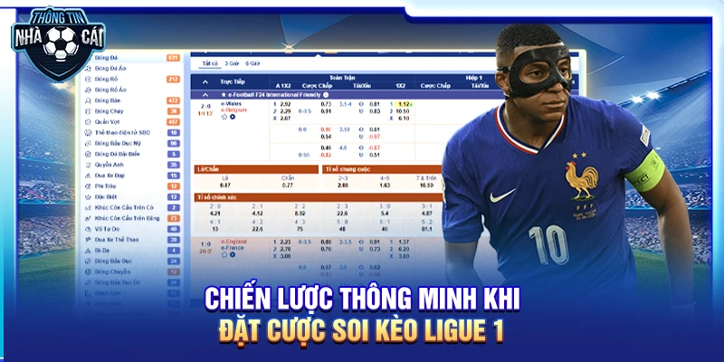 Soi kèo Ligue 1: PSG và phần còn lại của giải Pháp