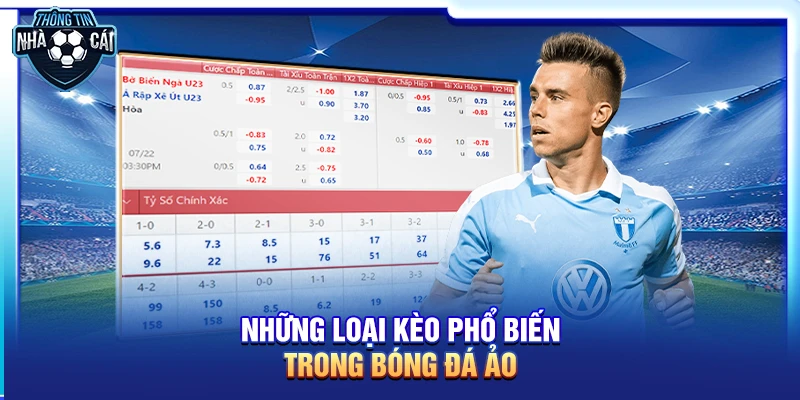 nhung loai keo pho bien trong bong da ao Những loại kèo phổ biến trong bóng đá ảo
