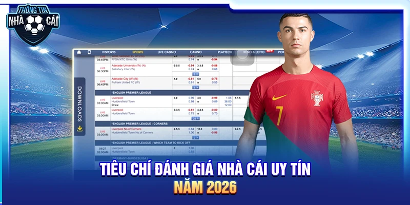 tieu chi danh gia nha cai uy tin nam 2026 Tiêu chí đánh giá nhà cái uy tín năm 2026