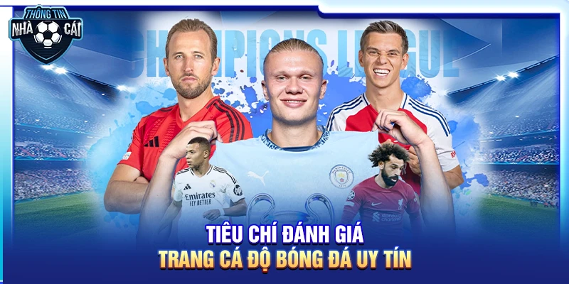 Tiêu chí đánh giá trang cá độ bóng đá uy tín